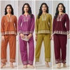 Alzane By Nsf Premium Cotton Fabric With Embroidery Work Co Ord Set Wholesale In India
